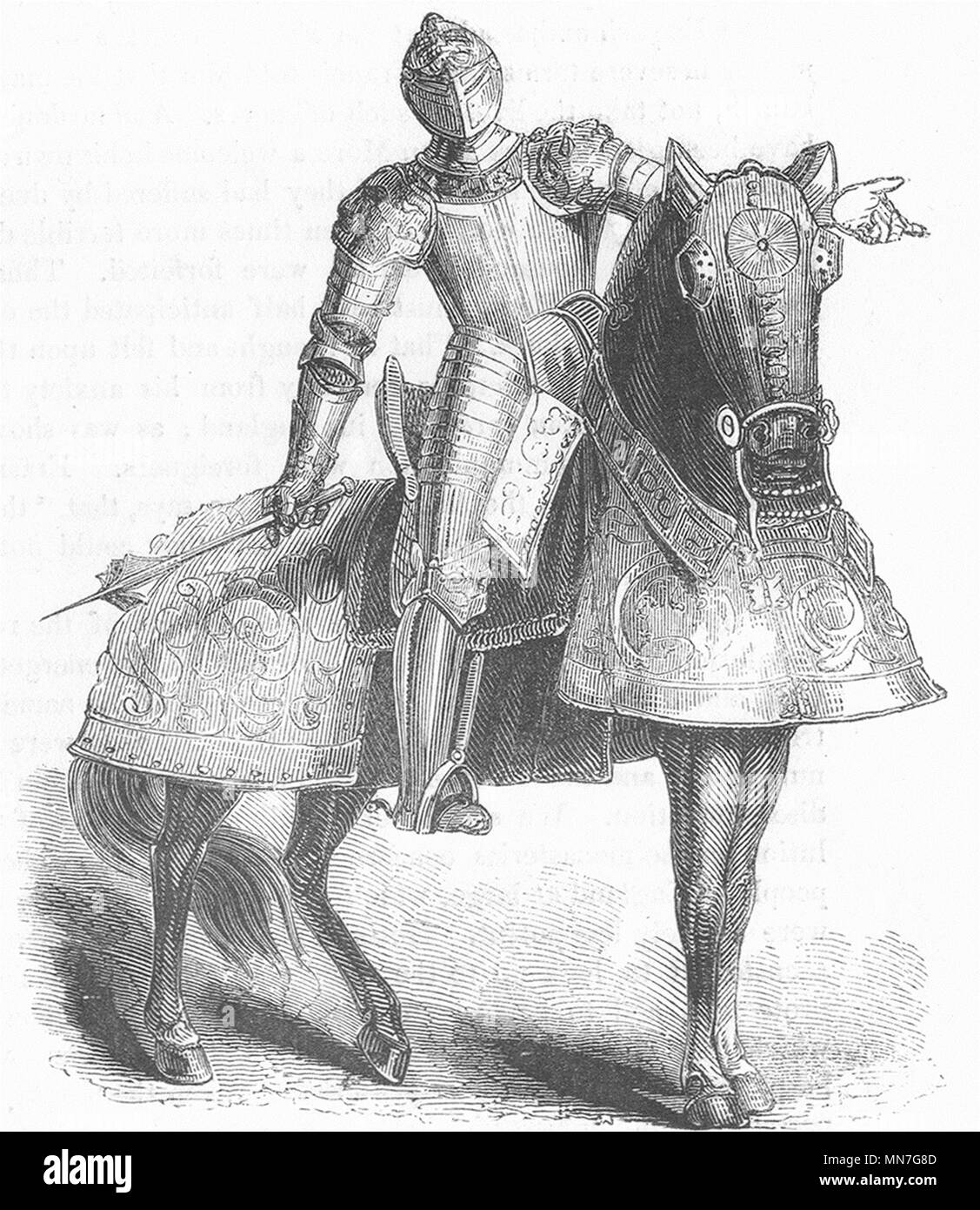 KINGS. Edoardo VI 1845 antica vintage delle immagini di stampa Foto Stock