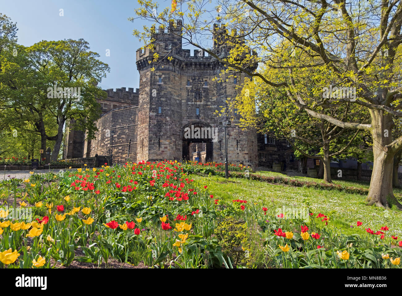 Lancaster Castle. Lancashire Regno Unito Foto Stock