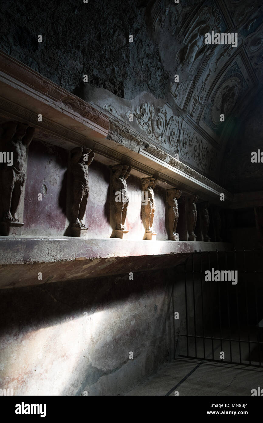 Scavi di Pompei - Italia Nel giugno 2013 l'UNESCO ha dichiarato. Foto Stock