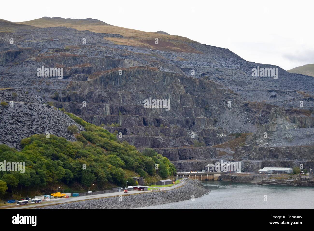 Electric Mountain centrale idroelettrica, Llanberis, Snowdonia, Wales, Regno Unito Foto Stock