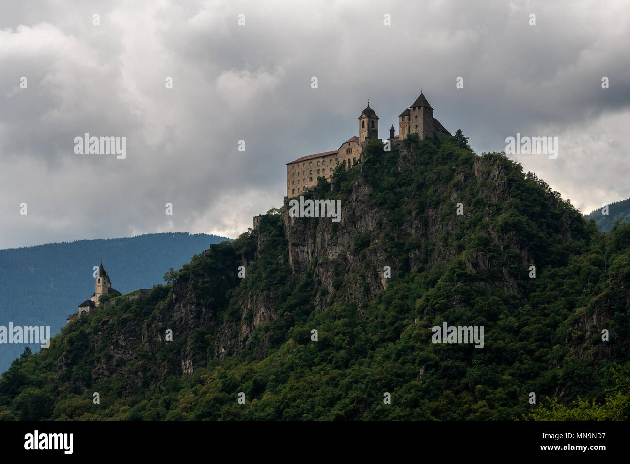 Alto Adige - Castel Tirolo. Alto Adige - Schloss Tirol. Foto Stock