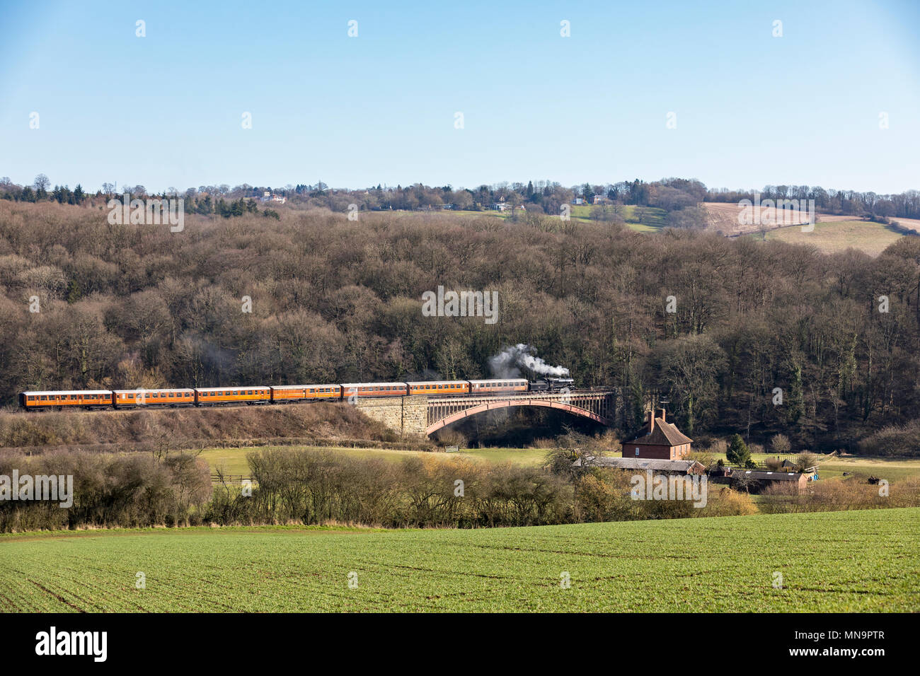 Severn Valley Steam Railway Foto Stock