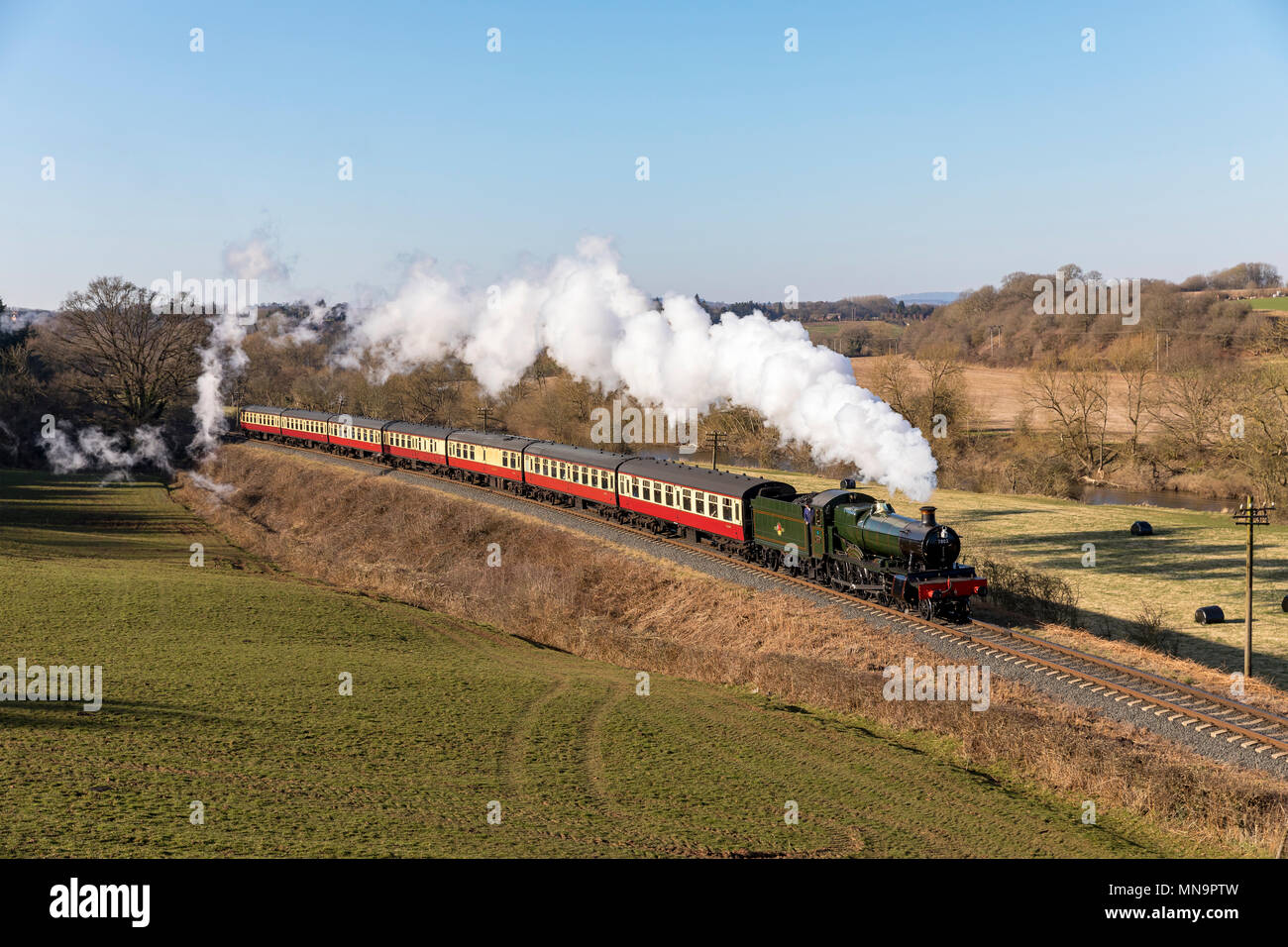 Severn Valley Steam Railway Foto Stock