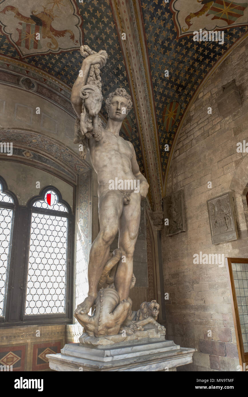 Pietro Francavilla - Jason, marmo - Museo Nazionale del Bargello Firenze Foto Stock