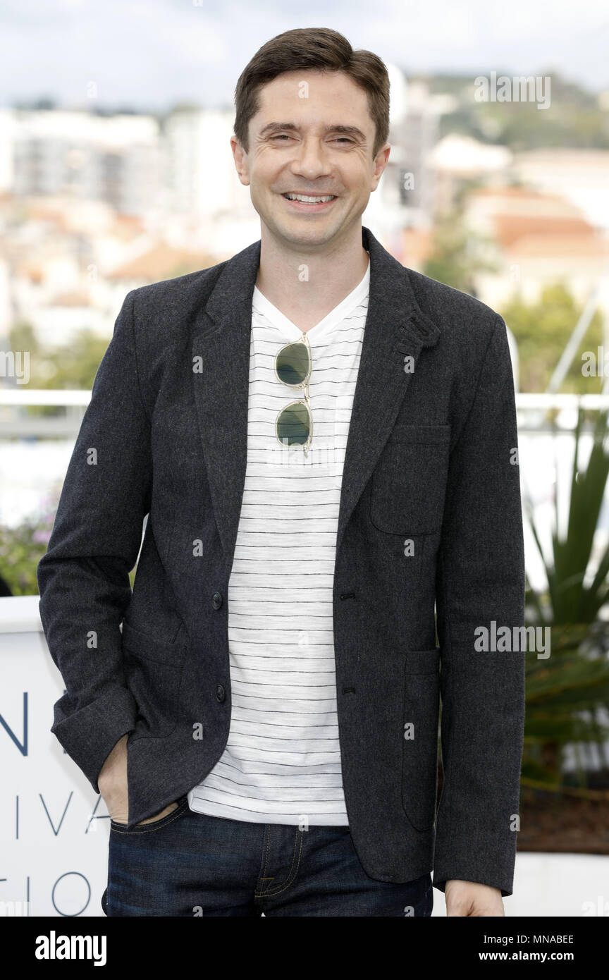 Cannes, Frankreich. 15 Maggio, 2018. Topher Grace al 'BlacKkKlansman' photocall durante la settantunesima Cannes Film Festival presso il Palais des Festivals il 15 maggio 2018 a Cannes, Francia | Verwendung weltweit Credito: dpa/Alamy Live News Foto Stock
