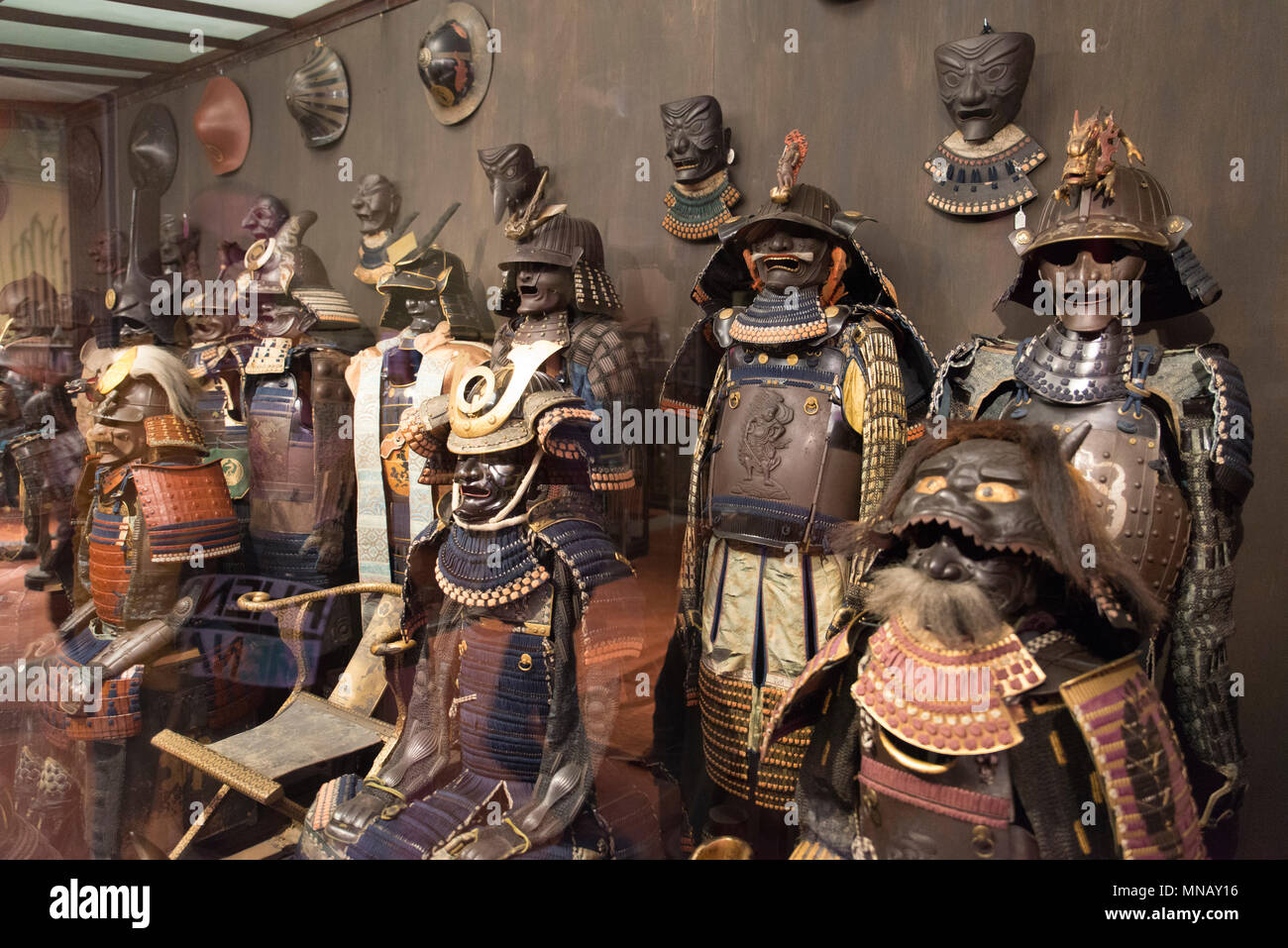 Museo Stibbert di Firenze - Firenze - Interni - Giapponese Camera Armor Foto Stock