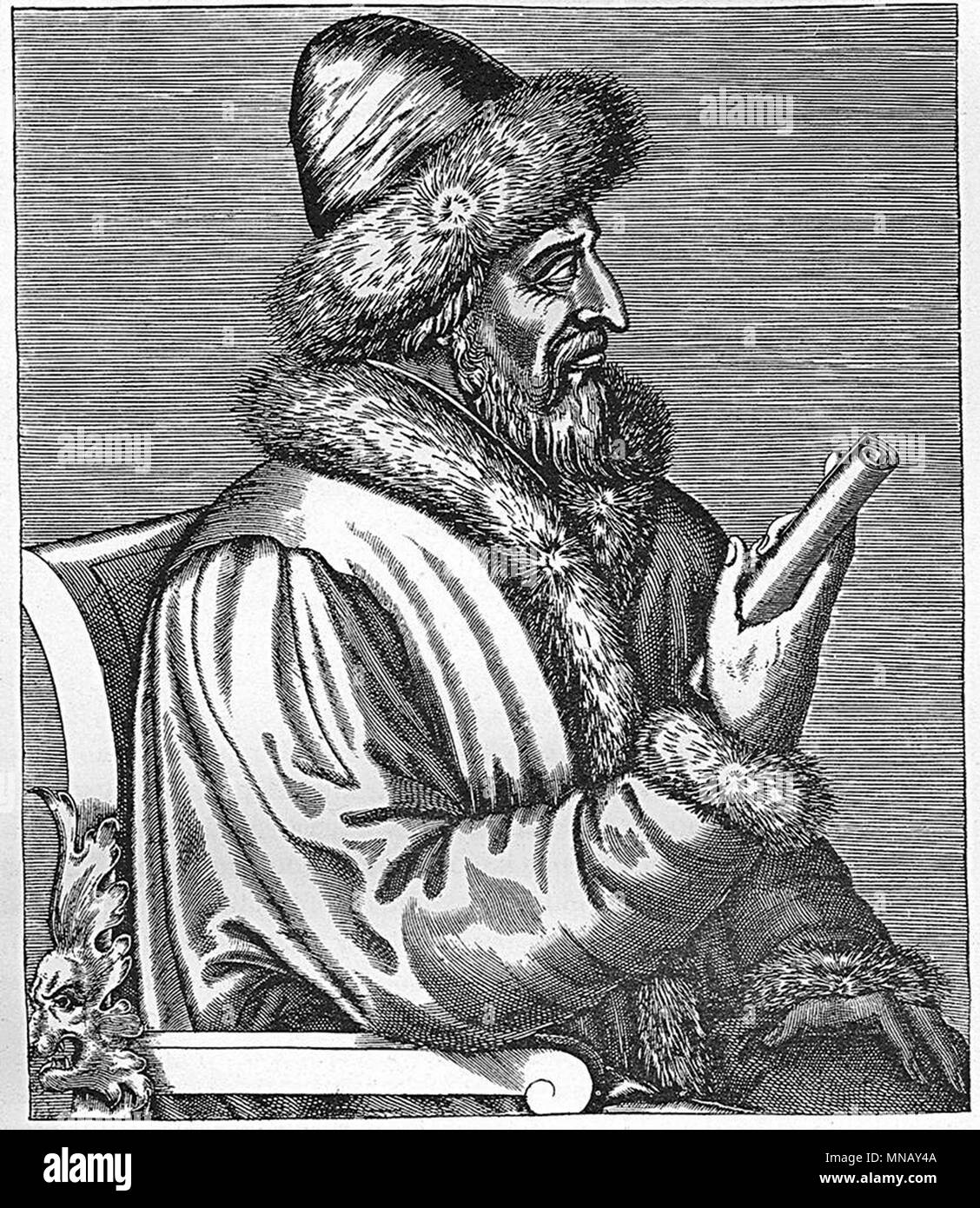Vassilij III di Russia, Vassili III Ivanovich (1479 - 1533) Foto Stock