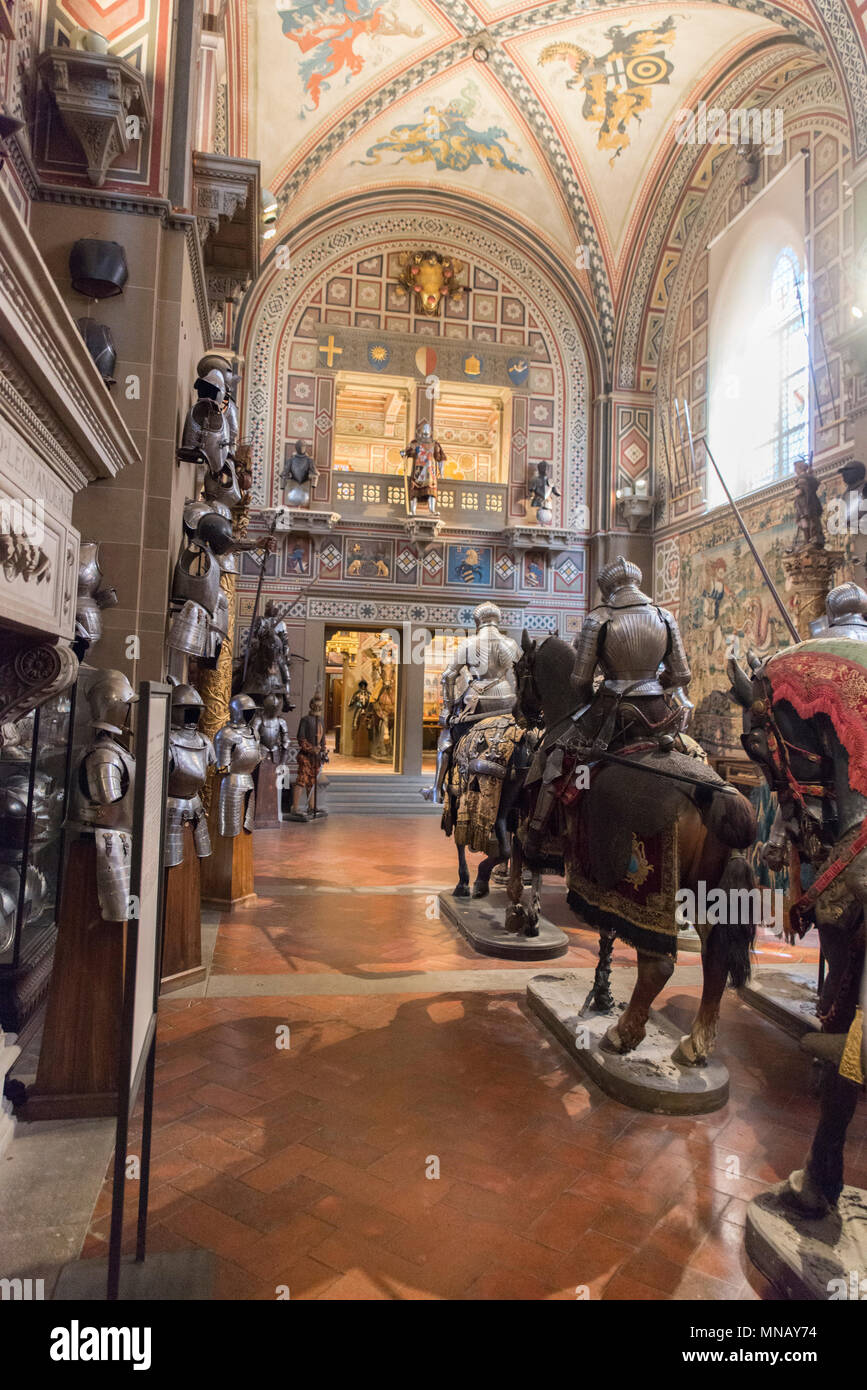 Museo Stibbert di Firenze - Firenze - Interni - Western Camera Armor Foto Stock