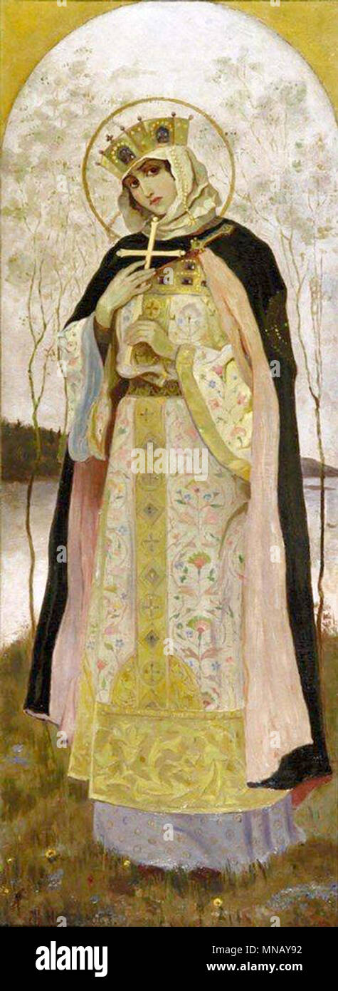 Olga di Kiev, santa Olga Foto Stock