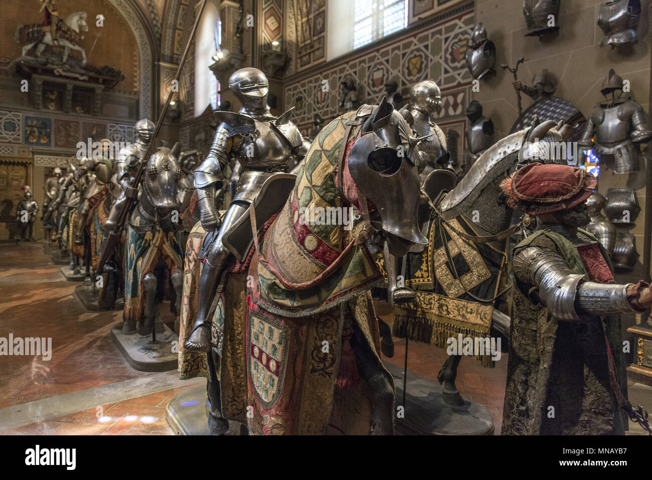 Museo Stibbert di Firenze - Firenze - Interni - Western Camera Armor Foto Stock