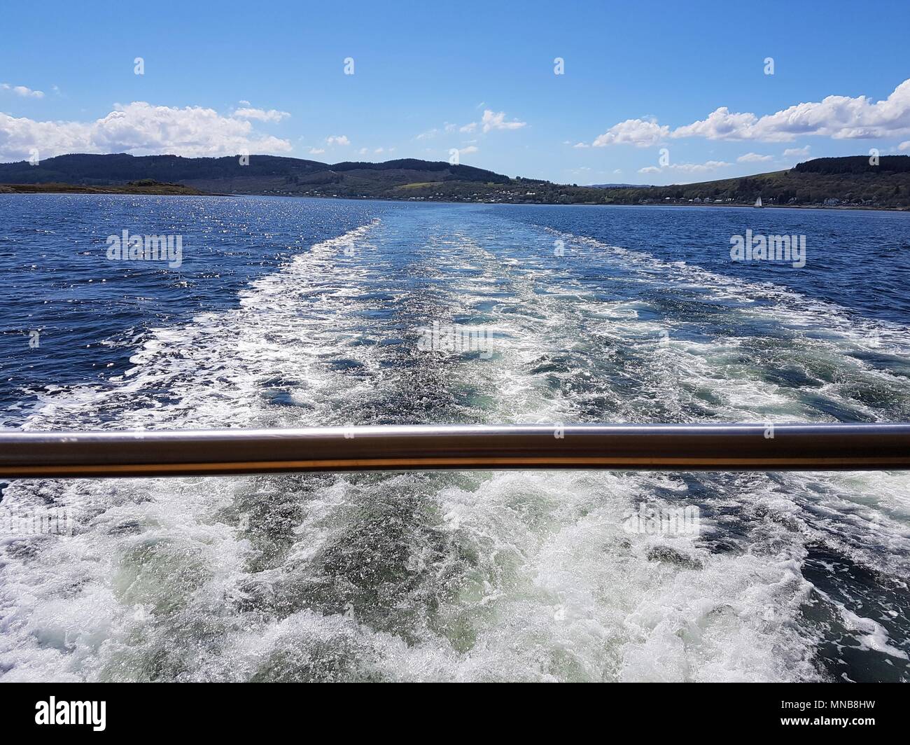 Splendido Fiume Clyde in Scozia, Regno Unito Foto Stock