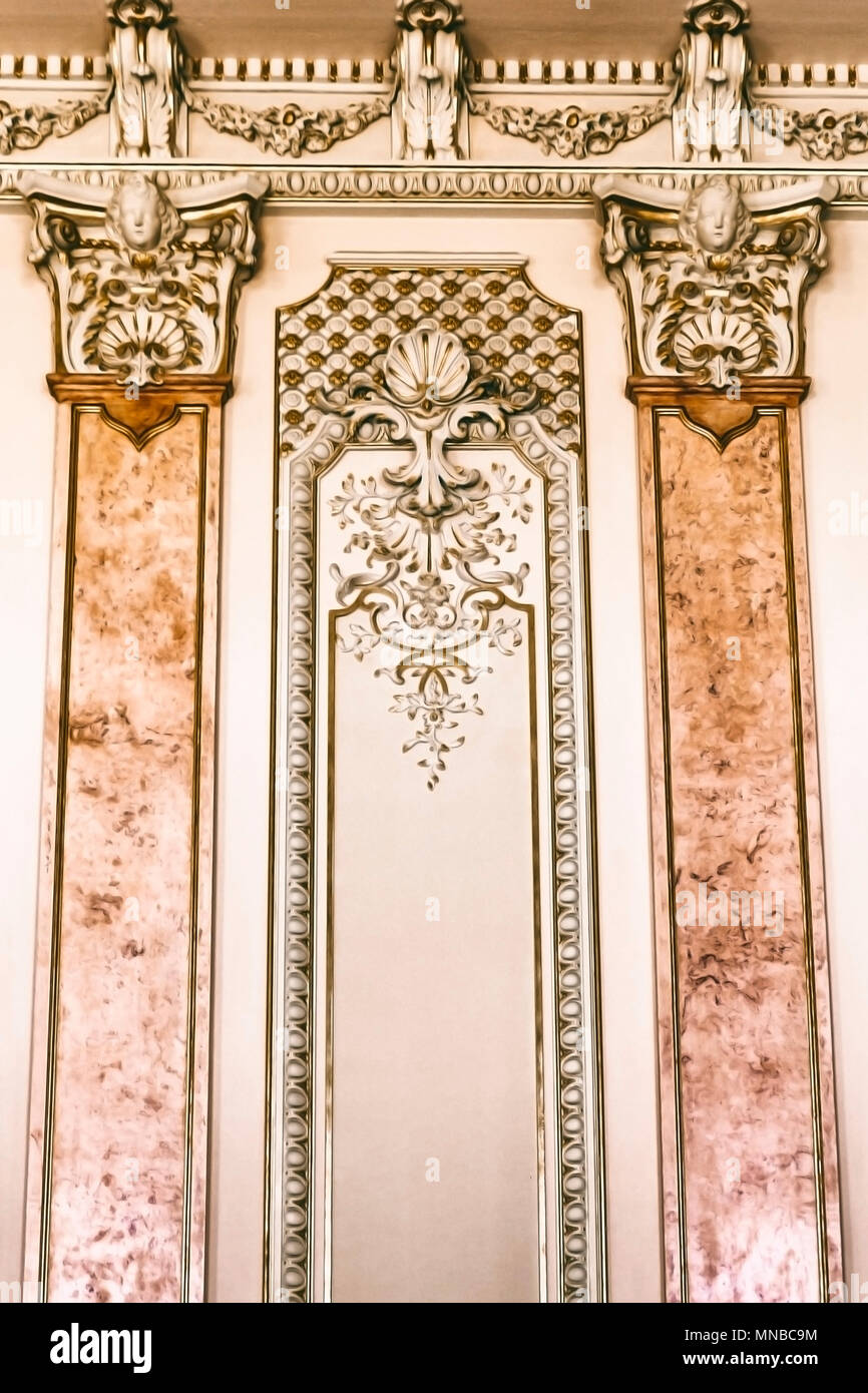 Interno del palazzo vecchio, estoi-PORTOGALLO Foto Stock