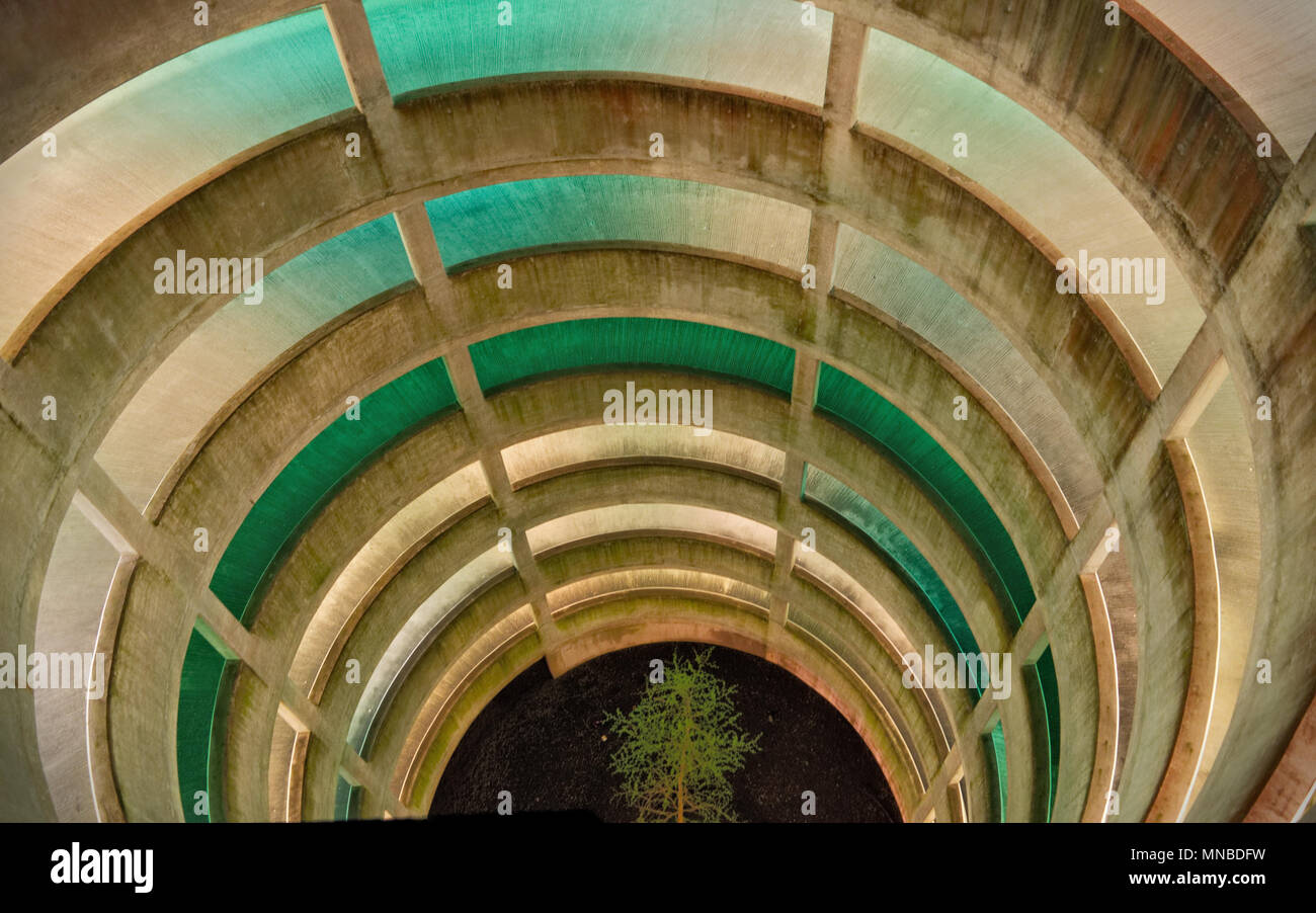 Visione a tunnel Foto Stock