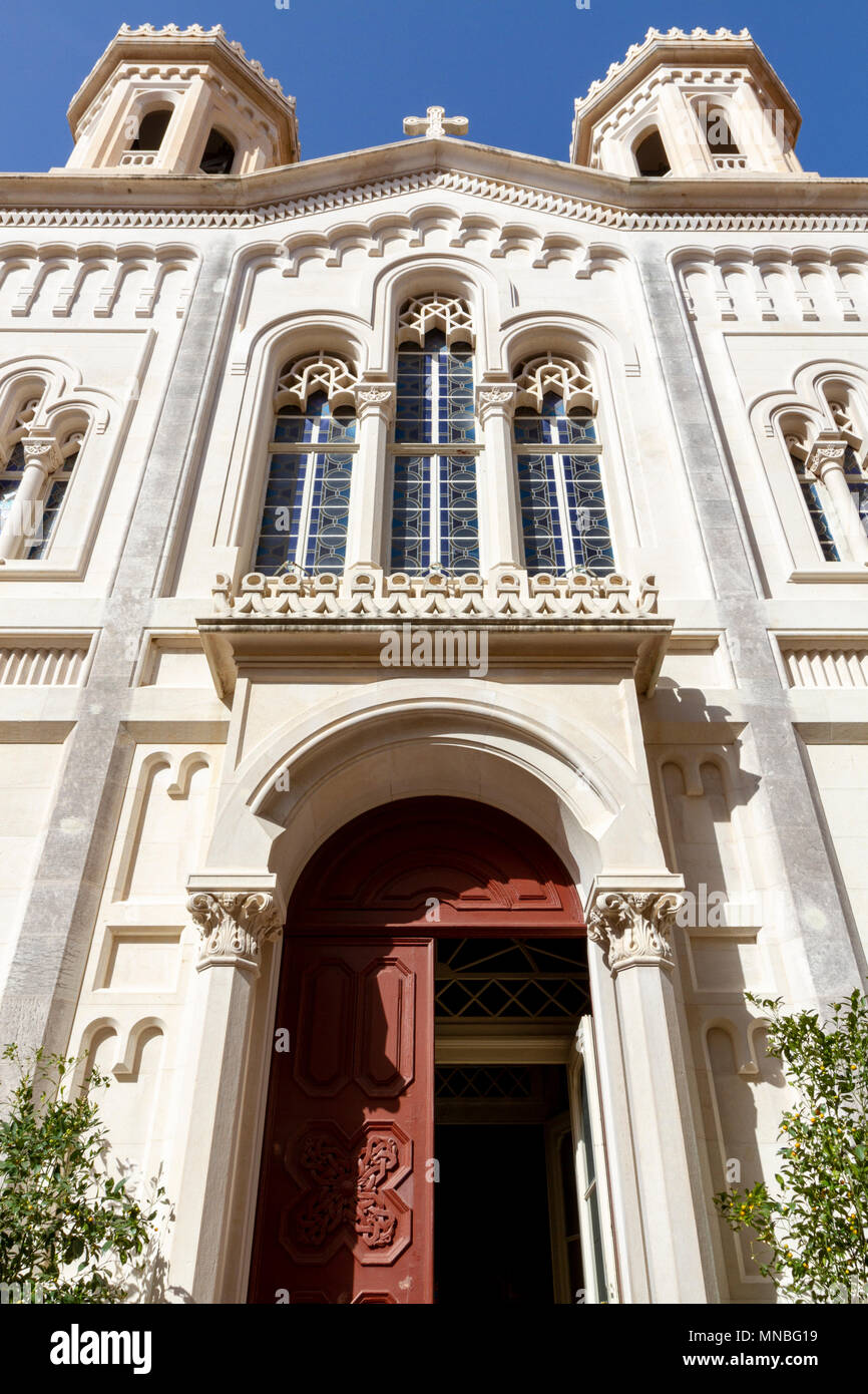 La Chiesa della Santissima Annunziata (Crkva sv. Blagovijesti), all'interno della Città Vecchia di Dubrovnik, Croazia. Foto Stock