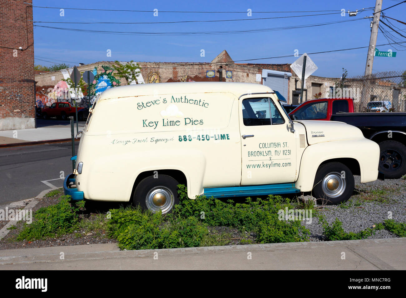 Steve, Key Lime Pie 1953 Ford F-100 carrello di consegna Foto Stock