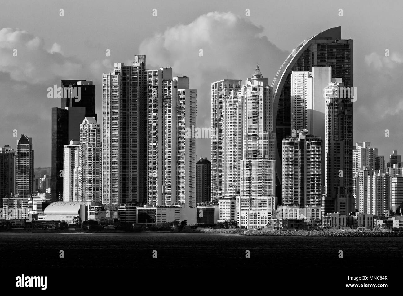 Panama City skyline, Panama America Centrale Foto Stock