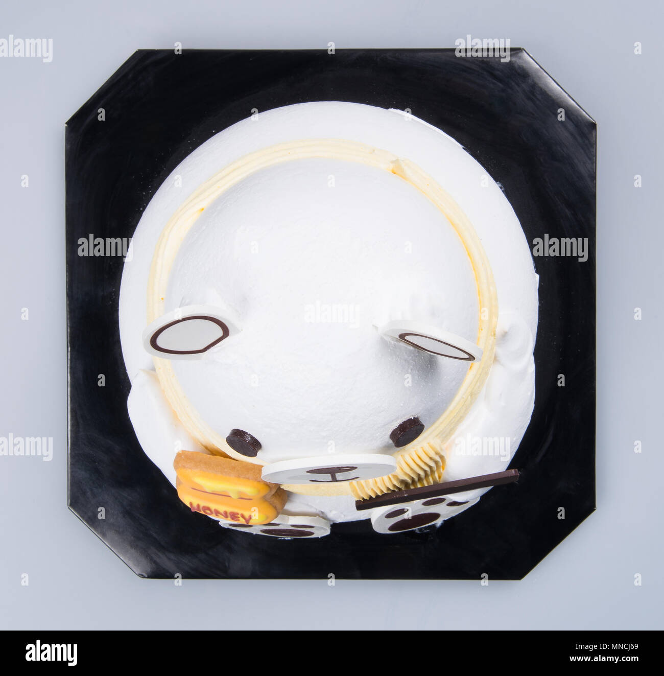 Torta o recare torta di progettazione su uno sfondo Foto Stock