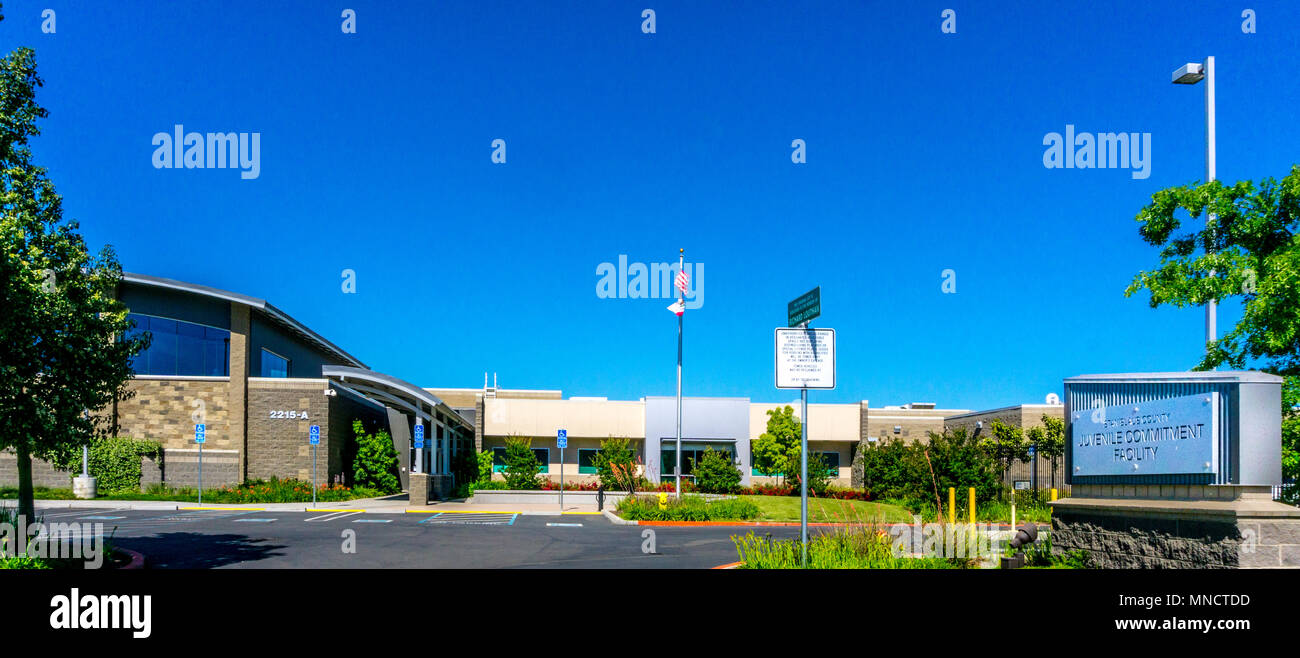 La Contea di San Stanislao impegno giovanile centro in Modesto California Foto Stock