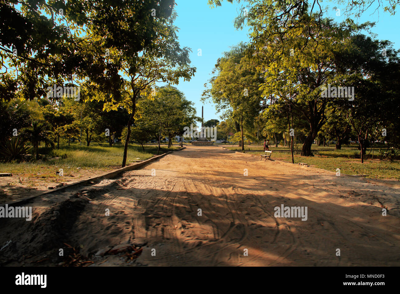 Piazza Indipendenza, João Pessoa, Paraiba, Brasile Foto Stock