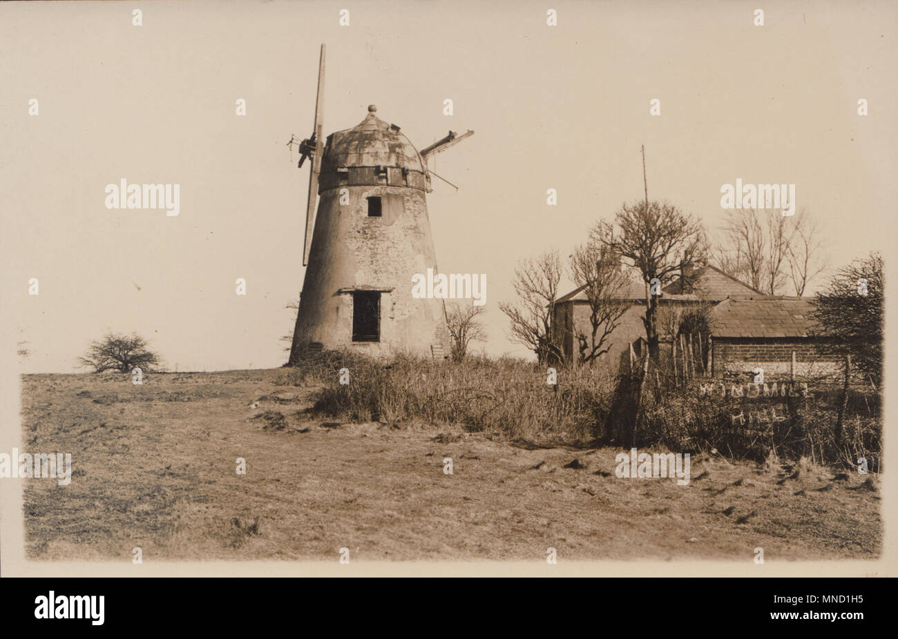 Vintage Fotografia di Chalton, Hampshire, Inghilterra, Regno Unito Foto Stock