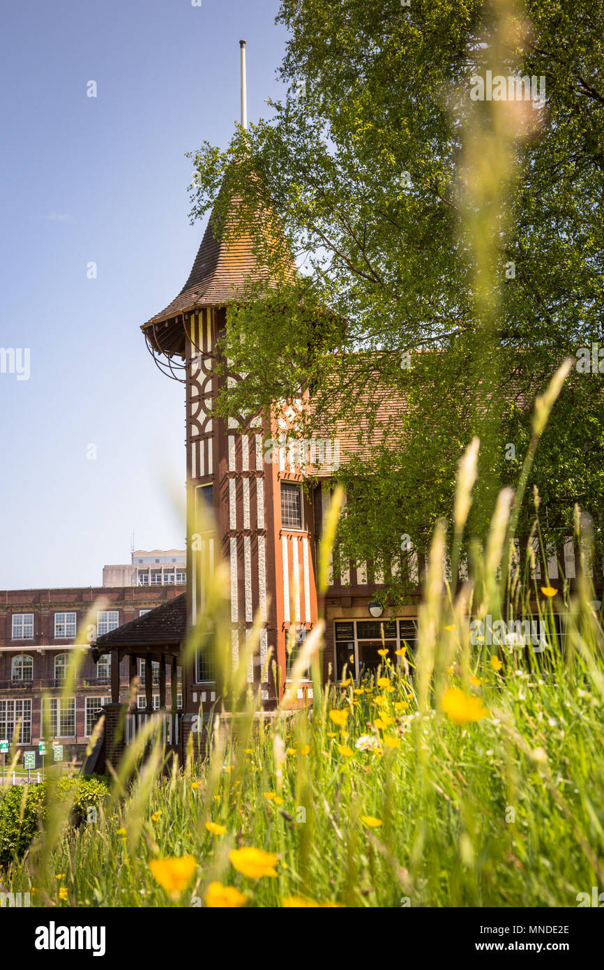 L incoronazione cricket pavilion di Bournville. Costruito 1903.Birmingham REGNO UNITO Foto Stock