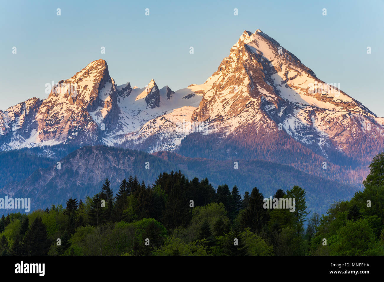 Berchtesgadener Land vicino a Berchtesgarden, Baviera, Germania Foto Stock