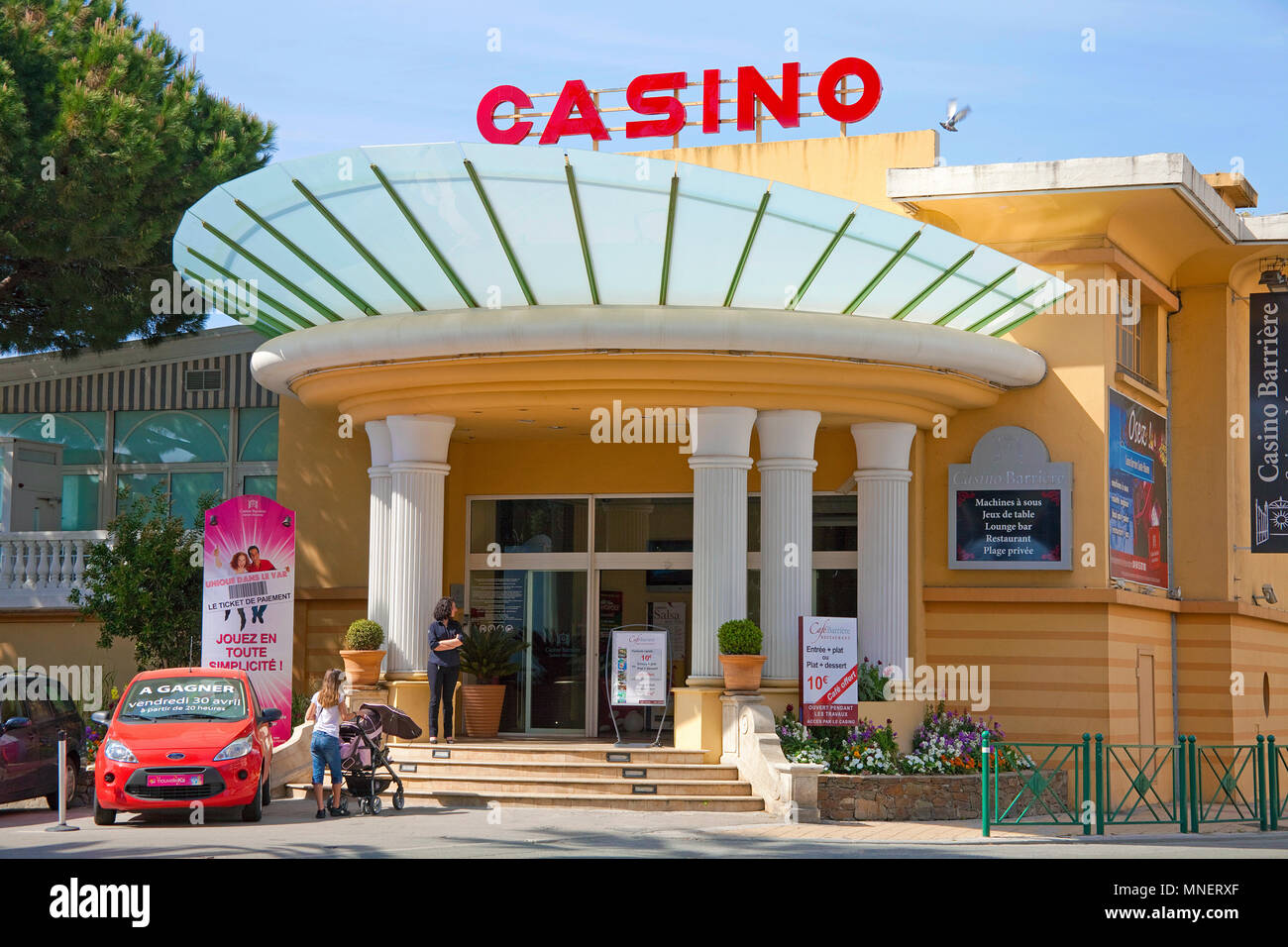 Casino di Sainte-Maxime, Cote d'Azur, Dipartimento del Var, Provence-Alpes-Côte d'Azur, in Francia del Sud, Francia, Europa Foto Stock