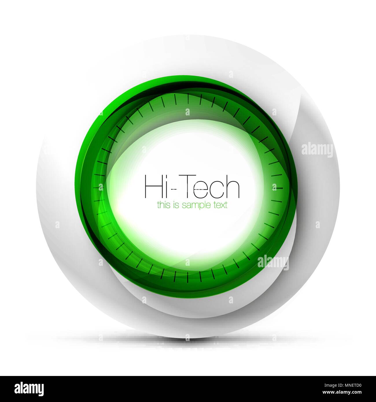 Digital Sfera Techno Banner Web Pulsante O Icona Con Testo
