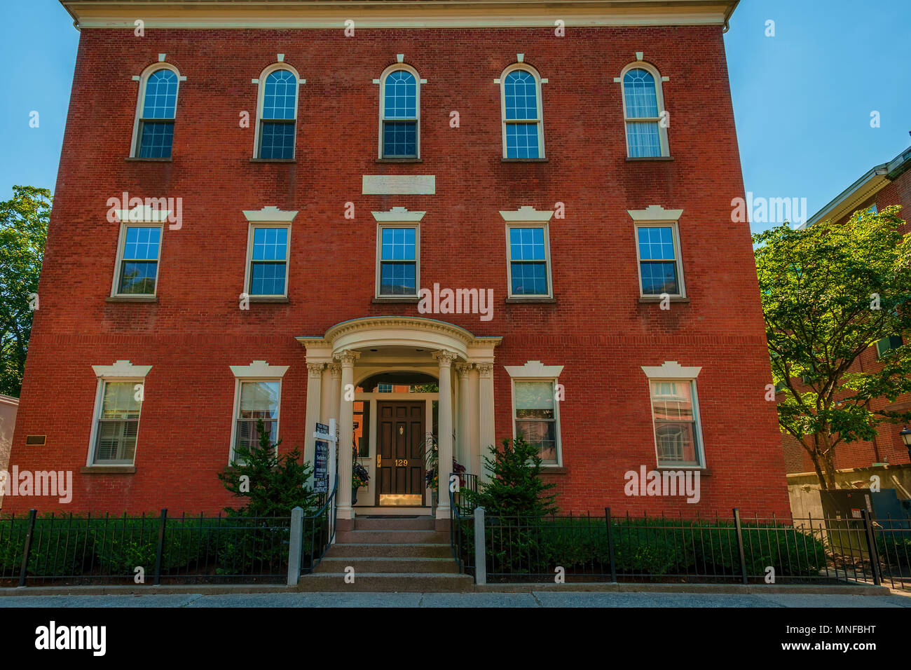 Salem, Massachusetts, STATI UNITI D'America - 14 Settembre 2016: Il Gedeone Tucker House, noto anche come Tucker-Rice casa fu costruita nel 1808-1809 e è stato significativo Foto Stock