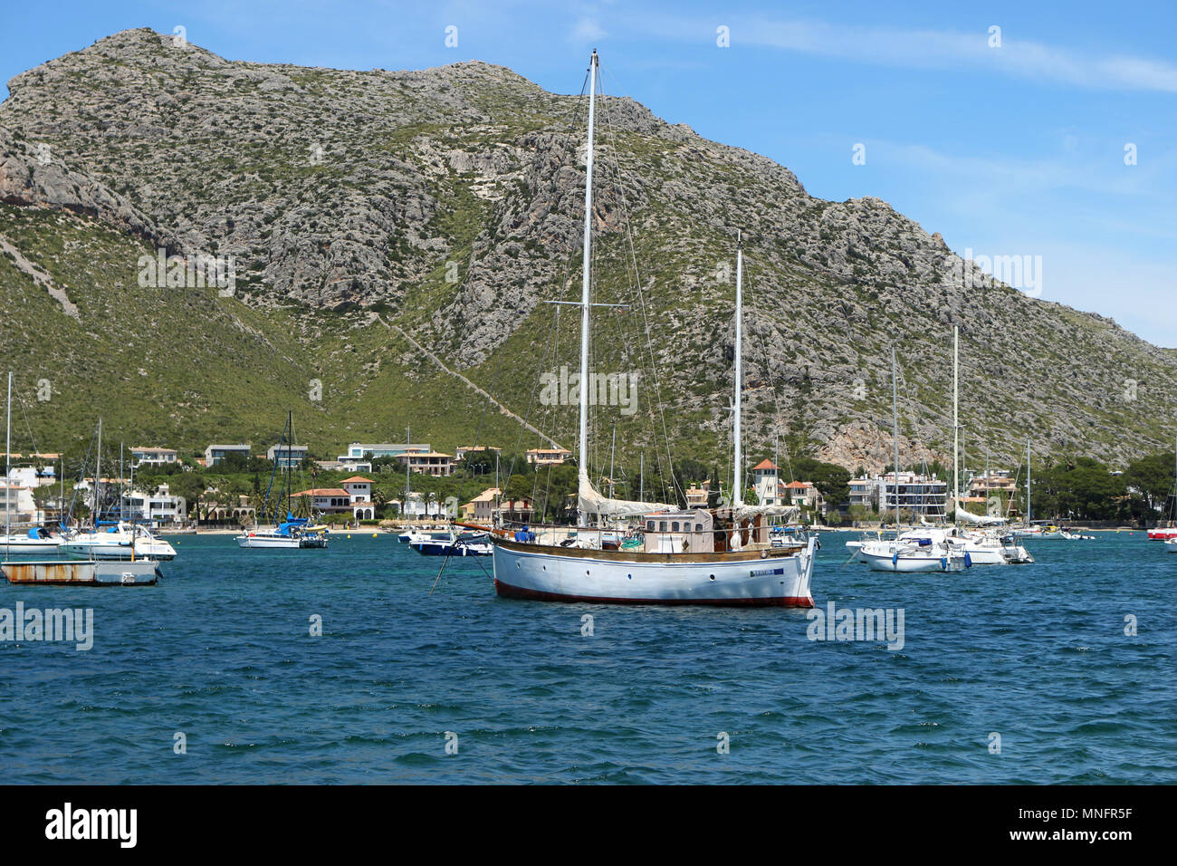 Mallorca , Port de Pollenca Foto Stock