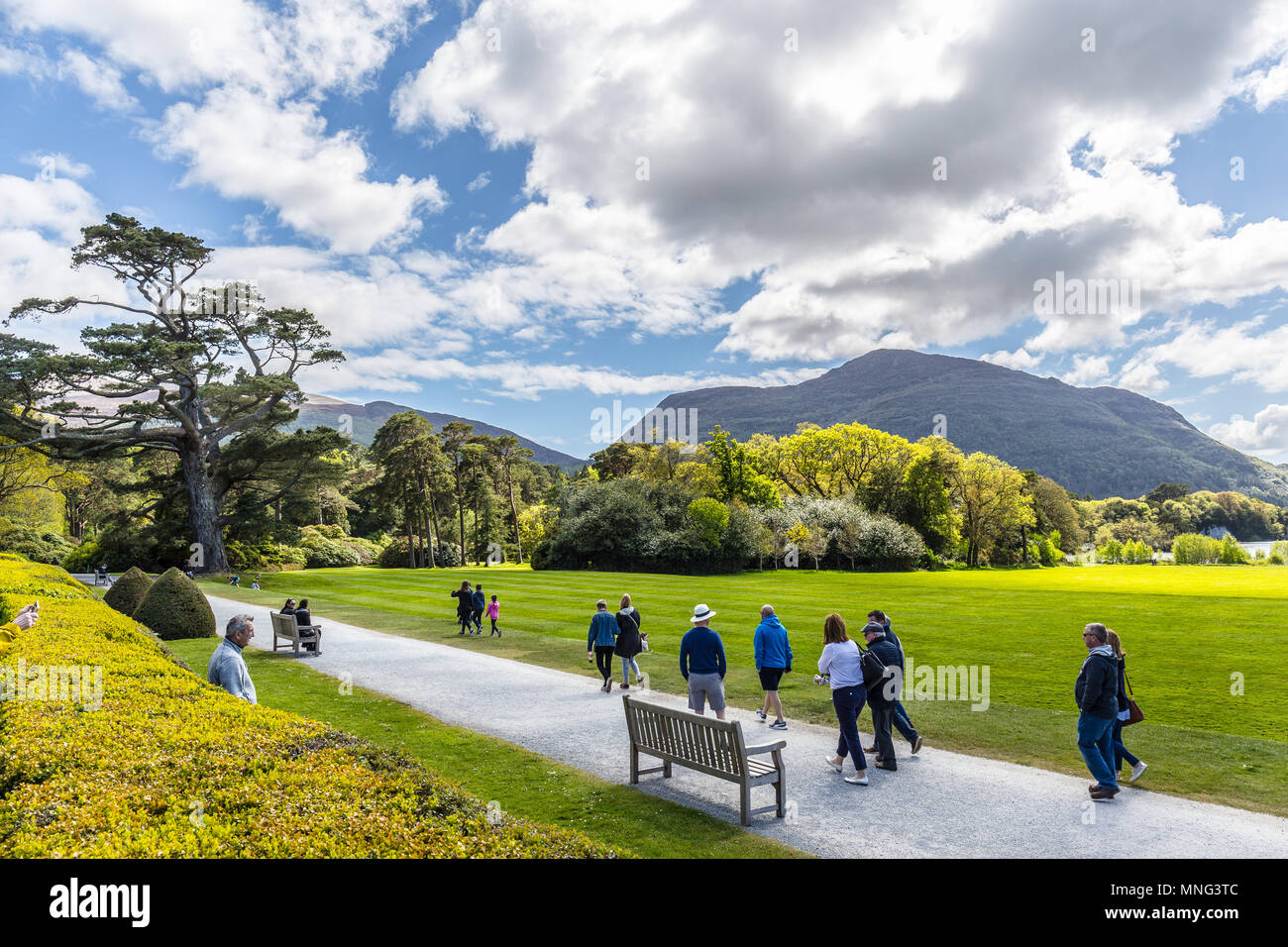 Irlanda del Parco Nazionale di Killarney Muckross House Foto Stock