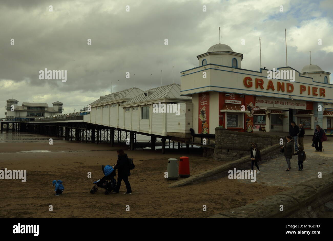 Grand Pier,Weston-Super-Mare Foto Stock