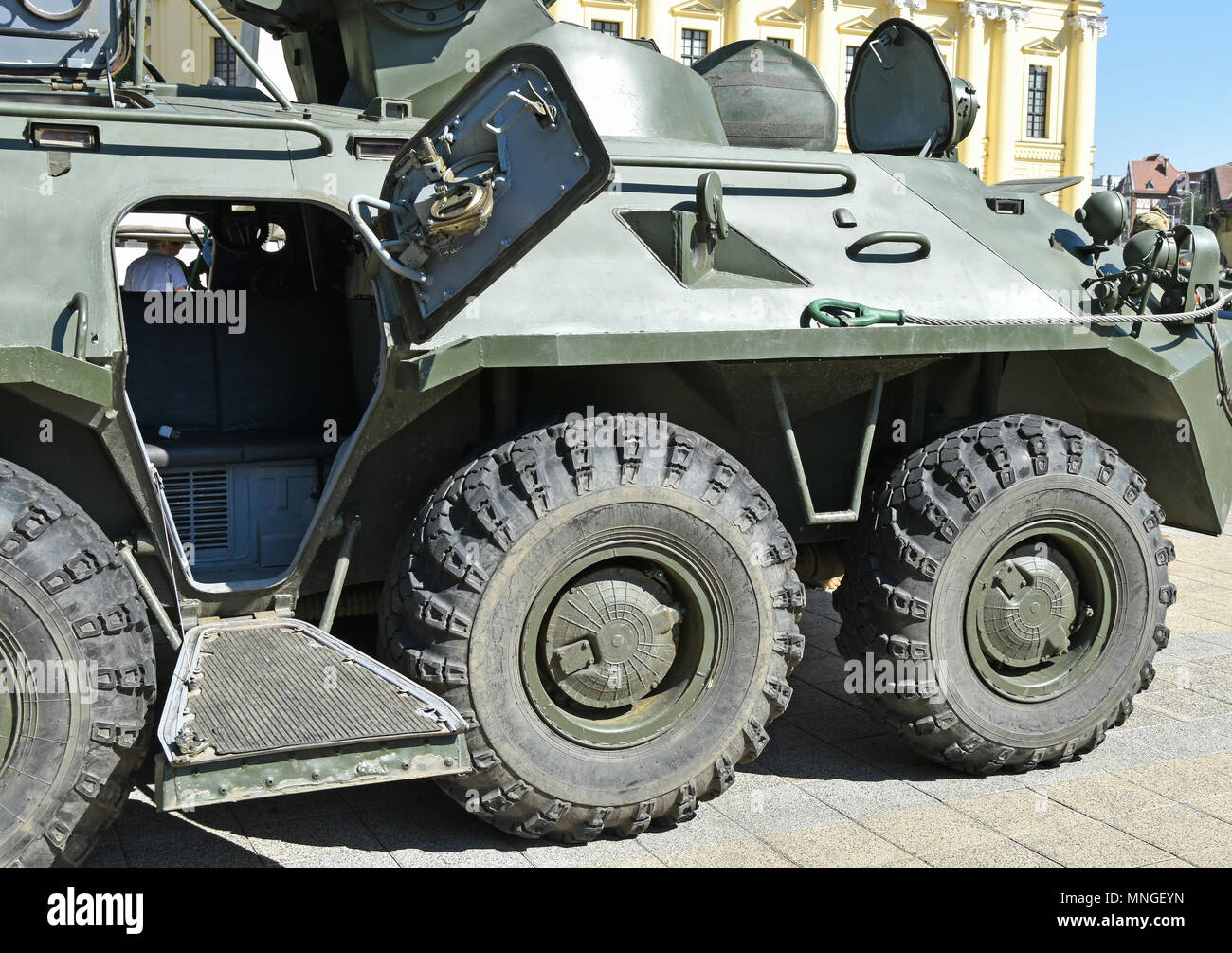 Russo corazzato anfibio veicolo militare Foto Stock