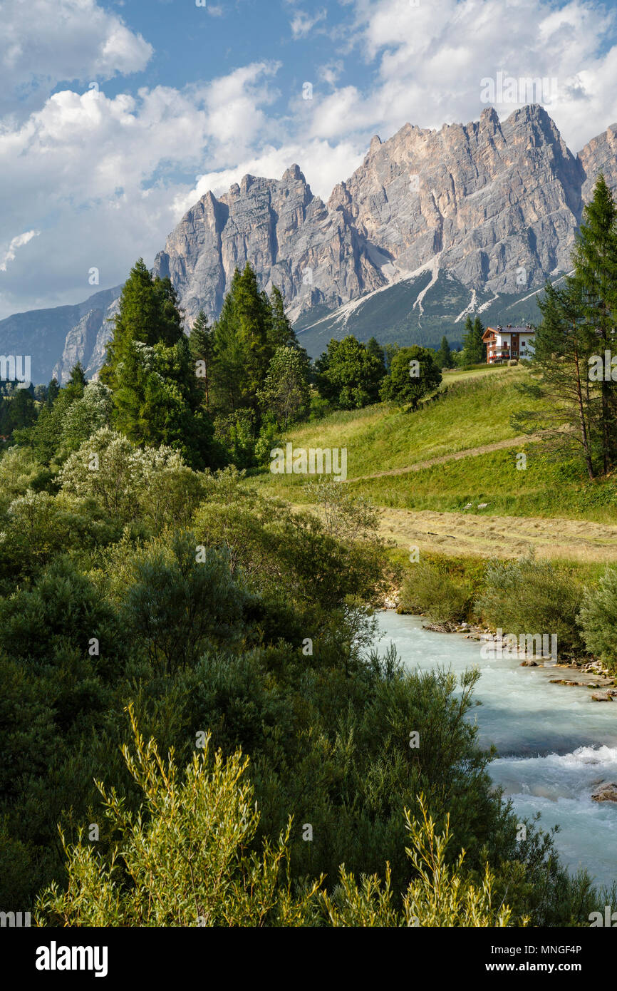 Dolomiti a Cortina d'Ampezzo, Italia Foto Stock