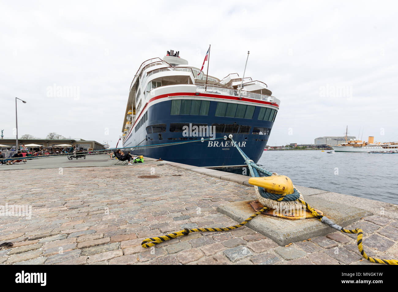 Nave da crociera MS Braemar in Copenhagen Foto Stock