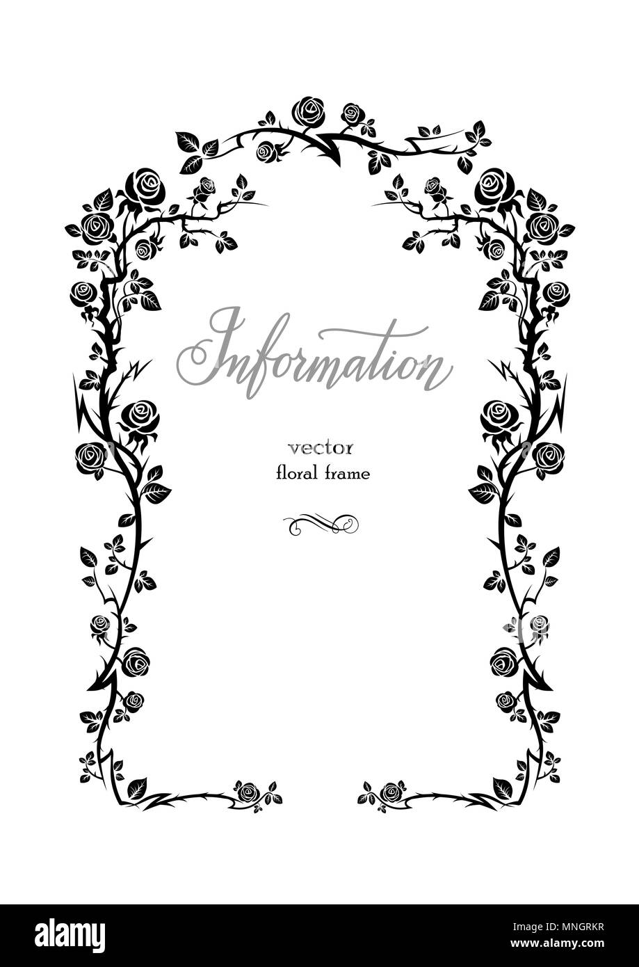 Vacanze telaio invito Illustrazione Vettoriale