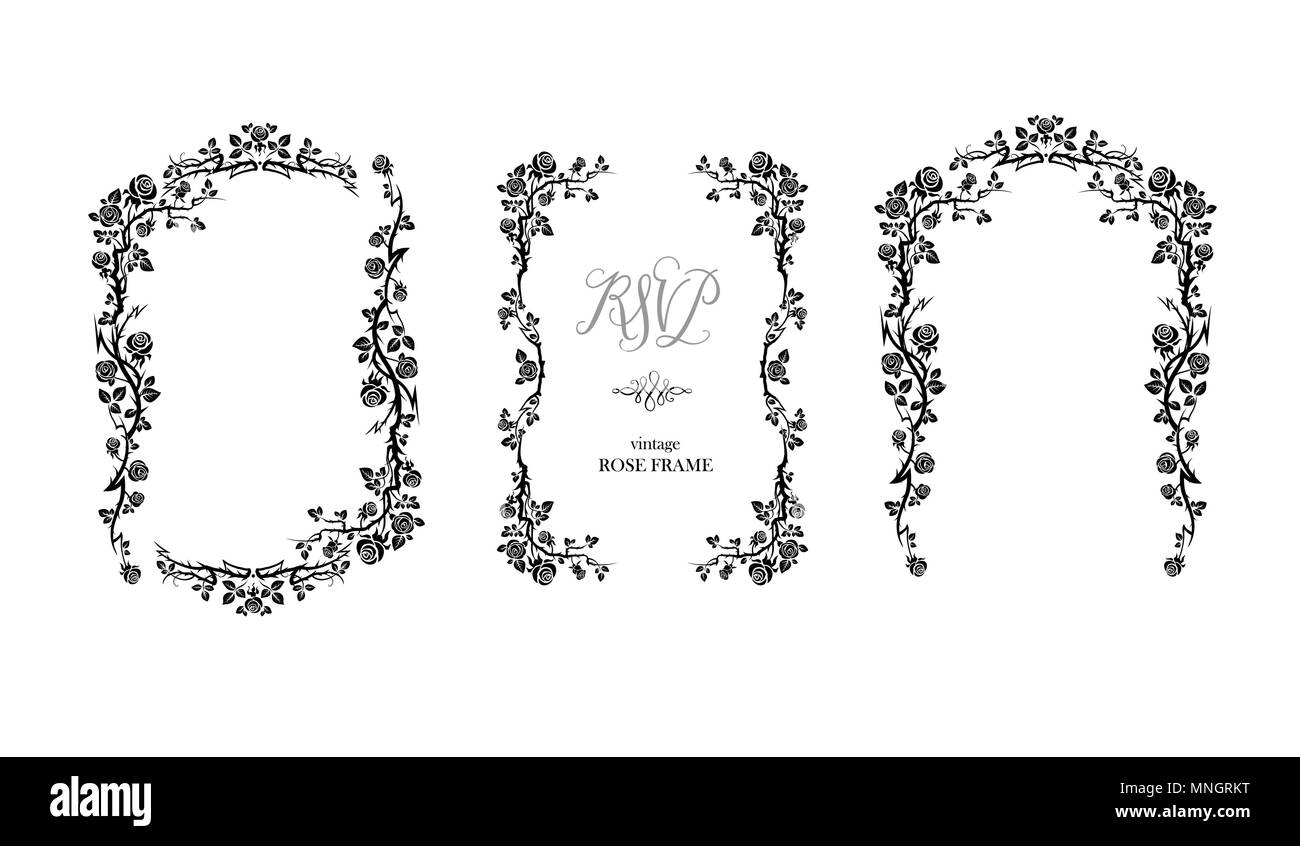 Holiday graphic frames impostato Illustrazione Vettoriale