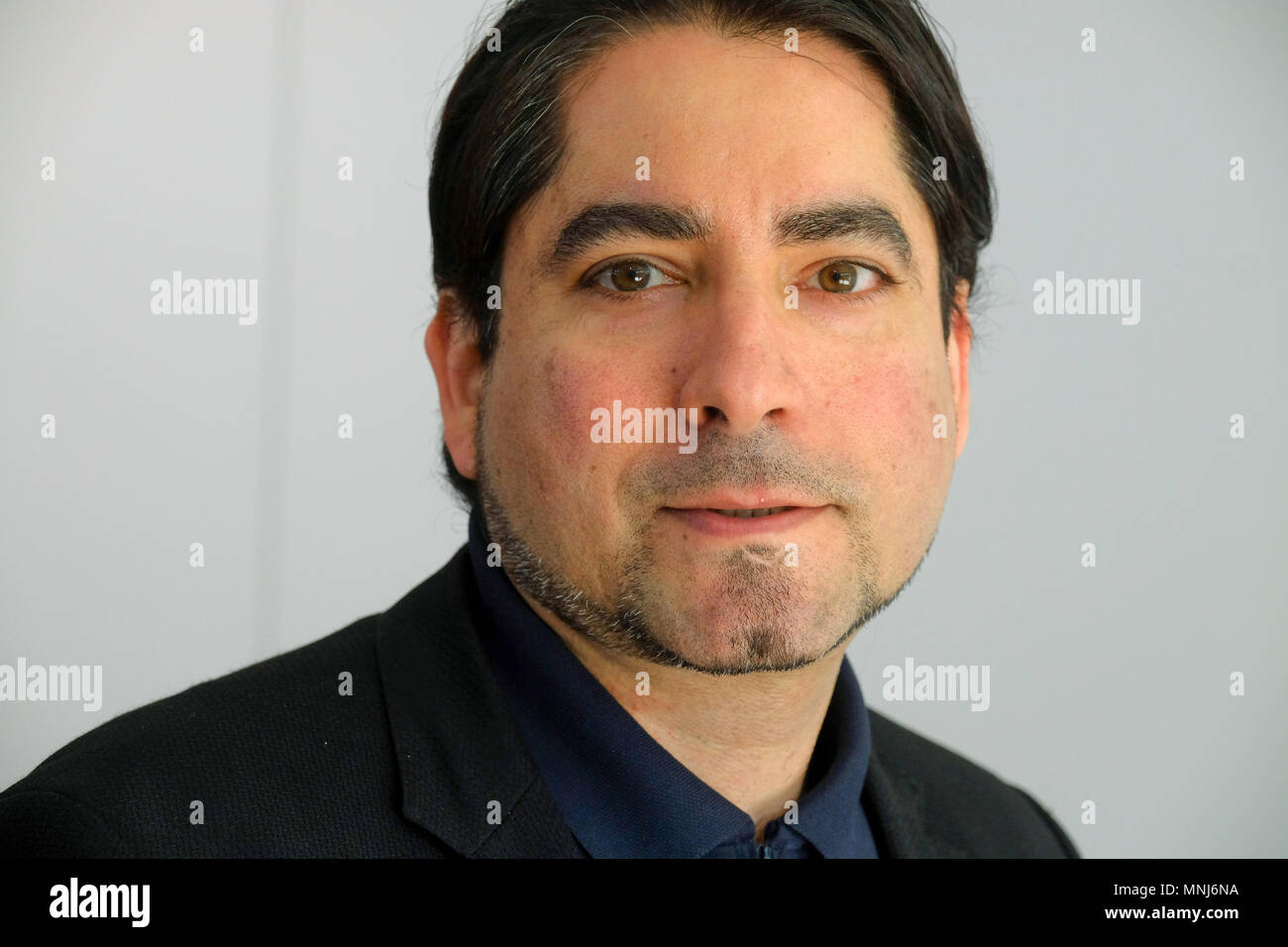 Il sociologo islamica il prof. Mouhanad Khorchide, professore di religione islamica Educazione presso il Centro di Studi religiosi (CRS) presso la Westfälische Wilhelms-Universität a Muenster (Münster), Germania Foto Stock