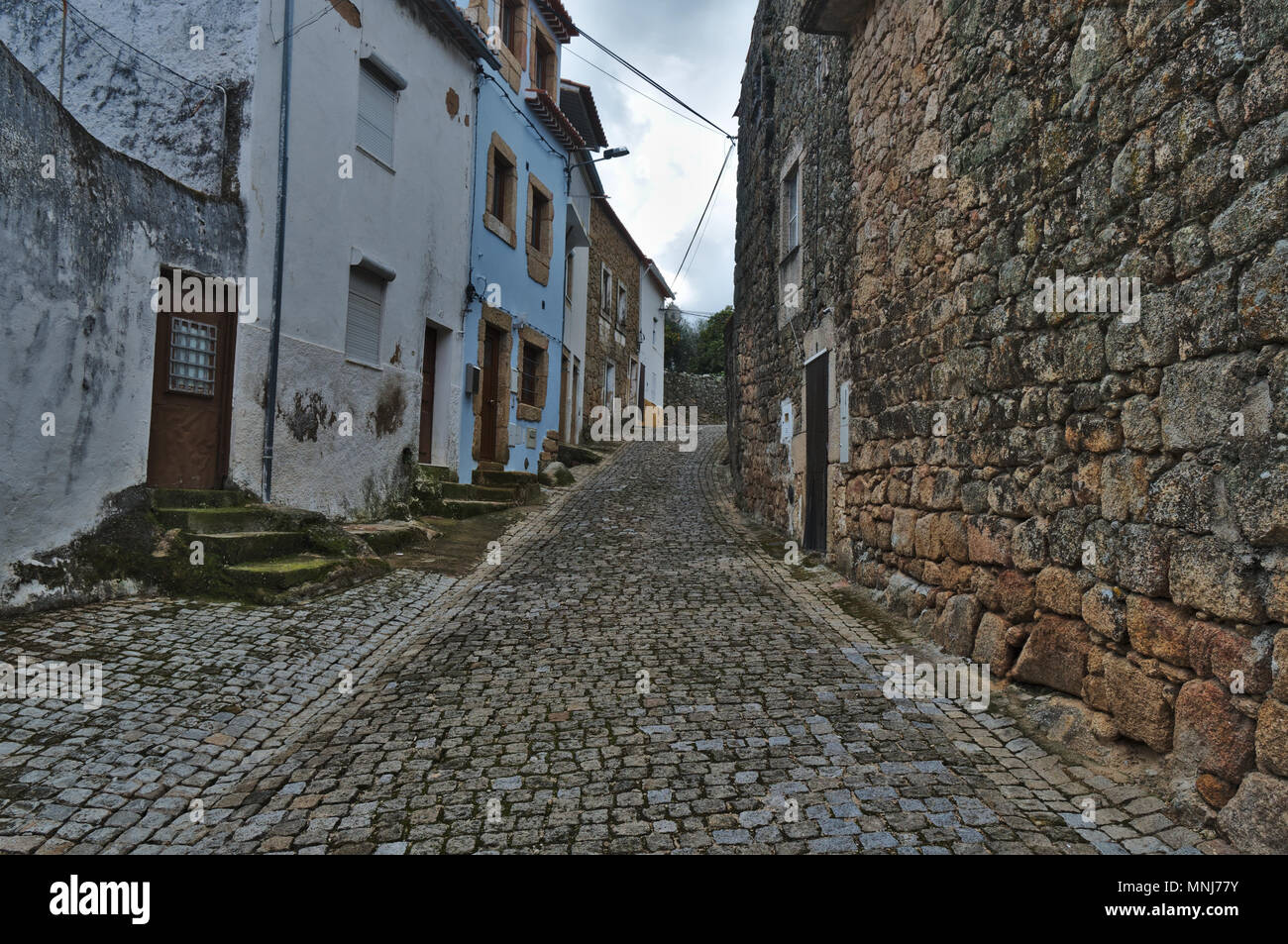 Idanha-a-Nova strade. Castelo Branco, in Portogallo Foto Stock