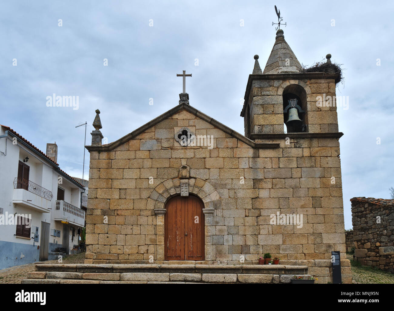 Chiesa Matriz di Idanha-a-Velha. Portogallo Foto Stock