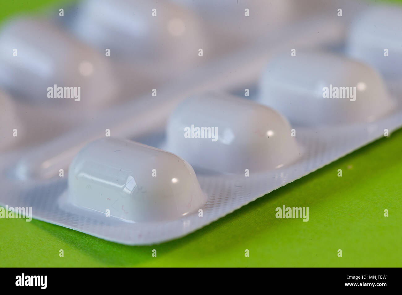 Farmaco pillola confezione in blister Foto Stock