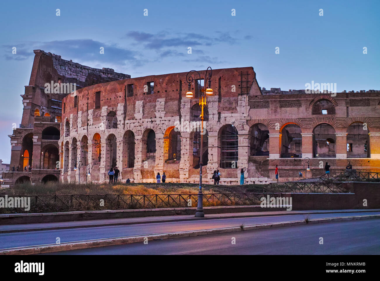 Colosseo Roma, Italia Foto Stock