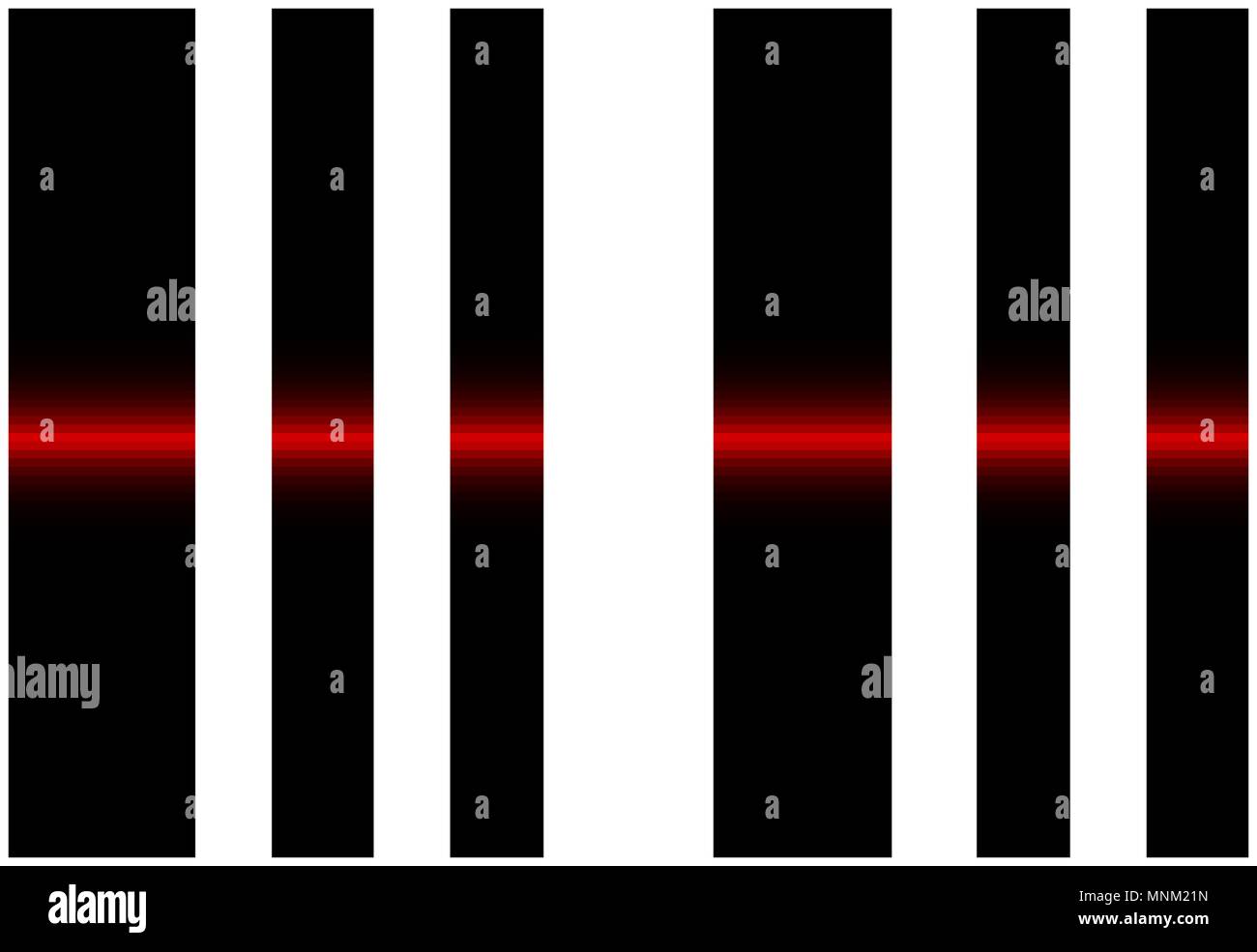 Scansione di codici a barre strippato icona. Codice di pagamento illustrazione Illustrazione Vettoriale