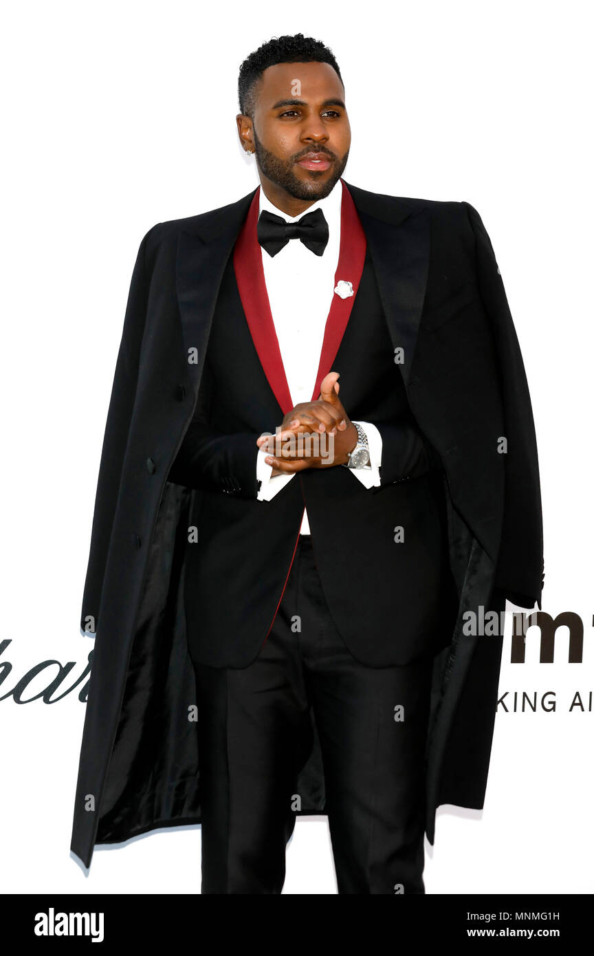 Jason Derulo frequentando l'amfAR il venticinquesimo Cinema contro Aids durante il gala 71st Cannes Film Festival a Hotel du Cap-Eden-Roc, 17 maggio 2018 a Antibes, Francia Foto Stock