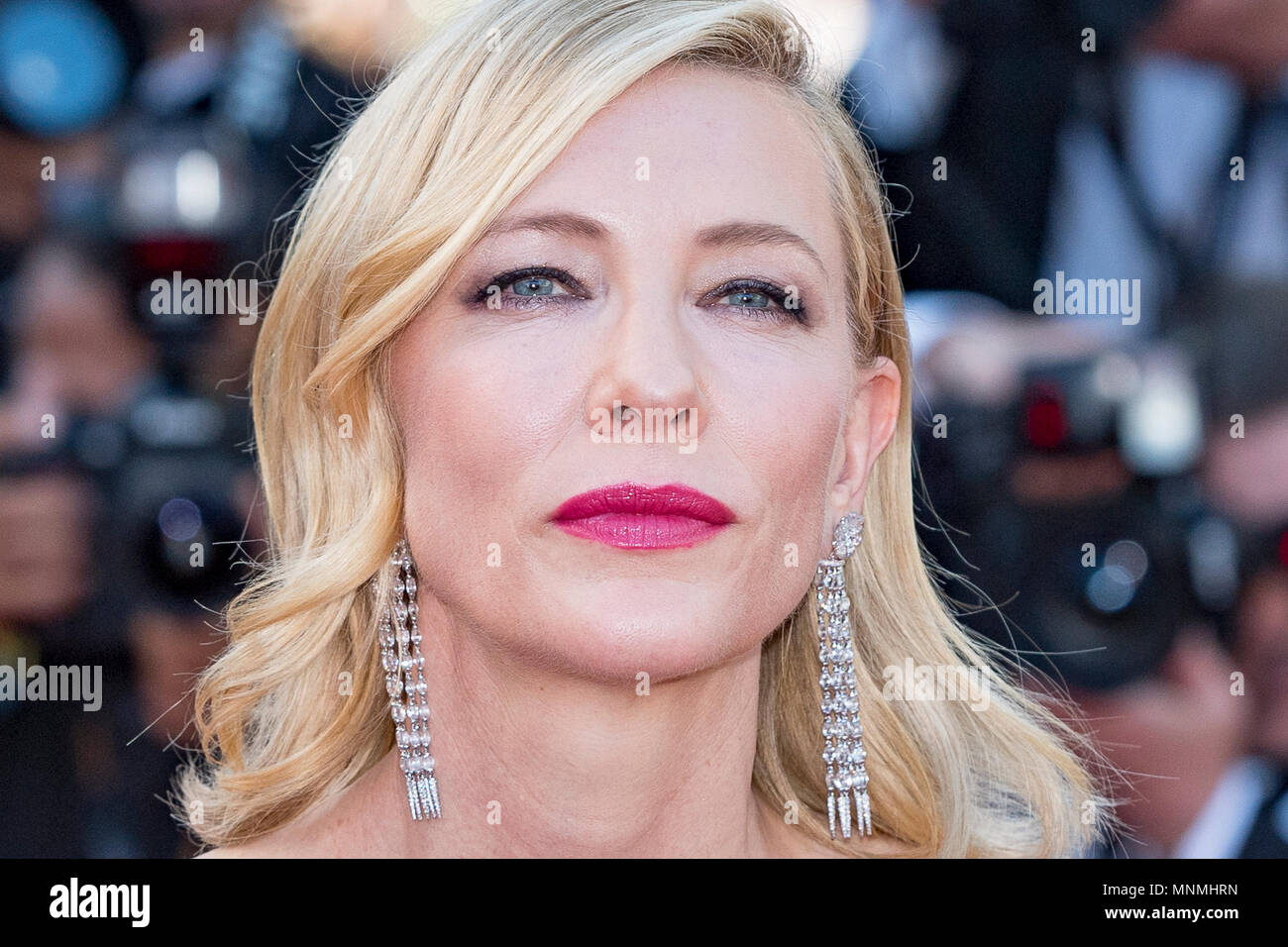 Cannes, Francia. Il 17 maggio 2018. Cate Blanchett assiste il Capharnaum Premiere durante la settantunesima annuale di Cannes Film Festival presso il 17 maggio 2018 a Cannes, Francia Credito: BTWImages/Alamy Live News Foto Stock