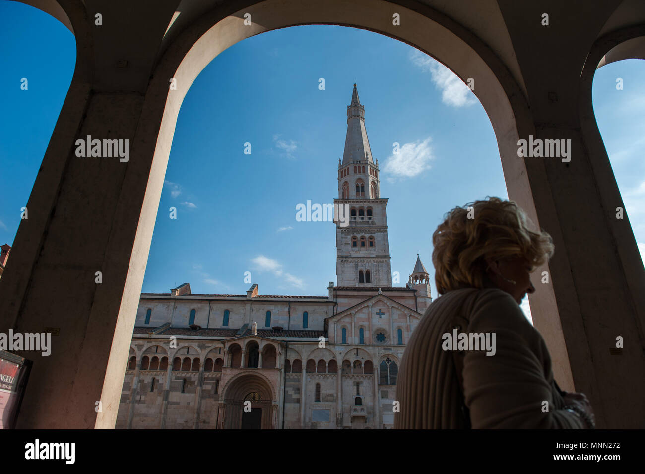 Modena. Cattedrale. L'Italia. Foto Stock