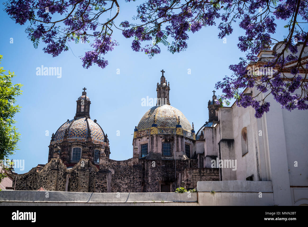 Tempio di Carmen de San Angel, Città del Messico, Messico Foto Stock