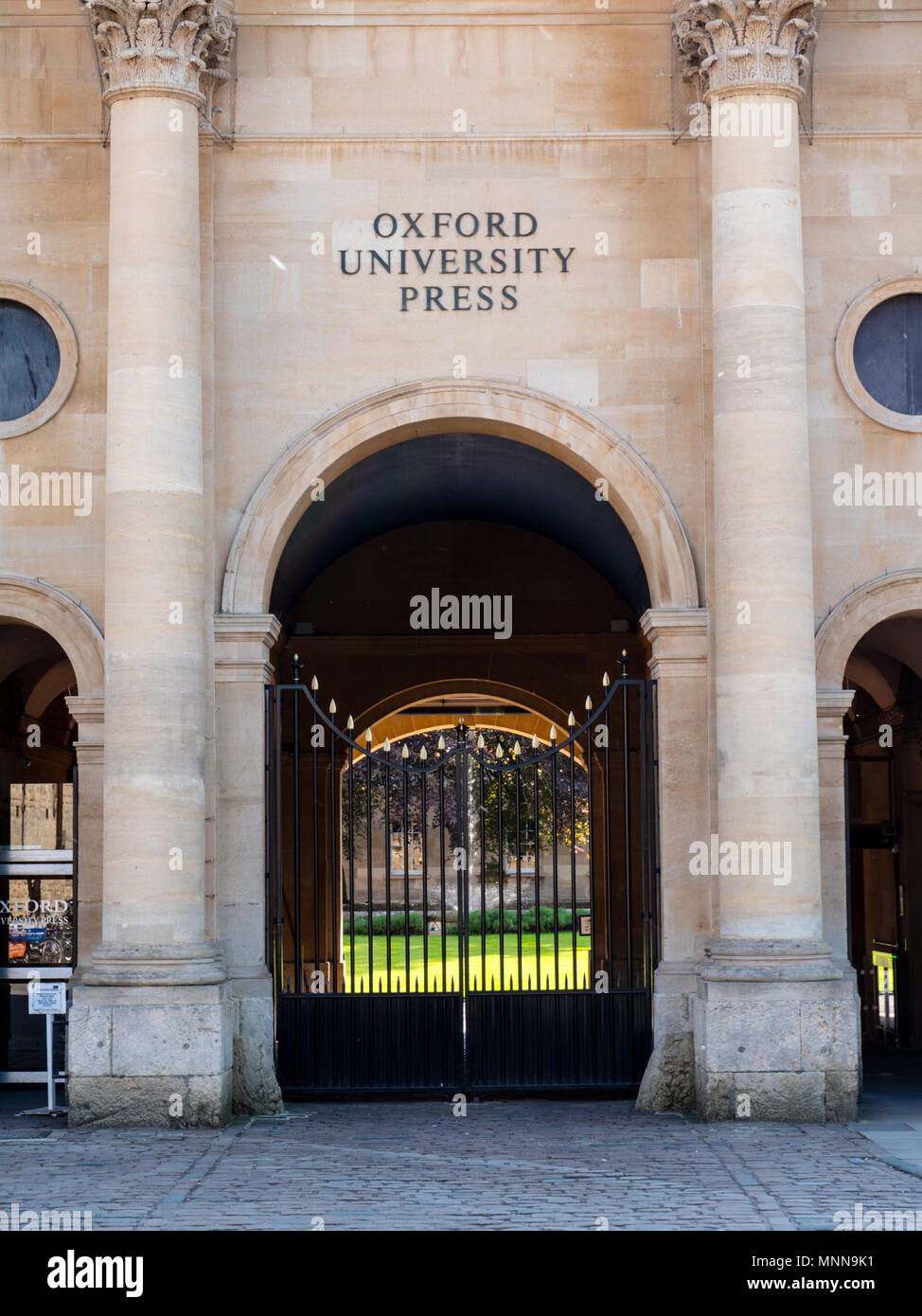 Oxford University Press, mondi più grande University Press, Oxford, Oxfordshire, England, Regno Unito, GB. Foto Stock