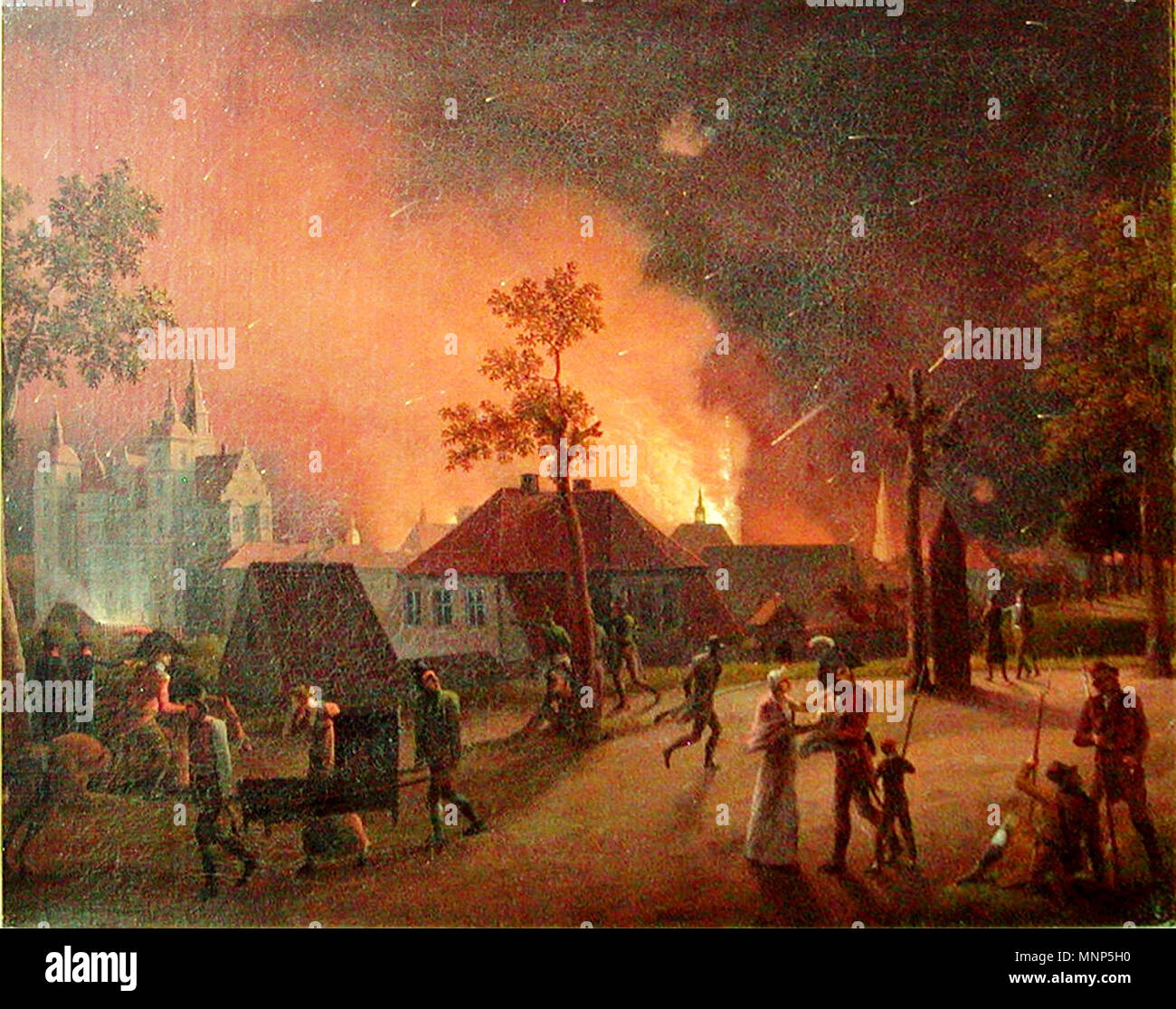 Il bombardamento di copenaghen immagini e fotografie stock ad alta