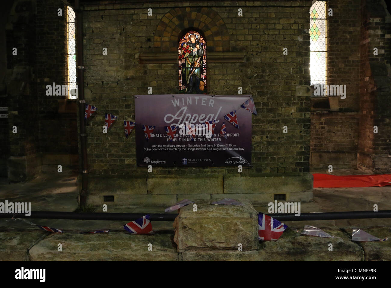 Sydney, Australia. Il 20 maggio 2018. Chiesa dal ponte, 5/7-9 Broughton St, Kirribilli ha ospitato un Royal Wedding per celebrare le nozze del principe Harry e Meghan Markle. Credito: Richard Milnes/Almy Live News Foto Stock